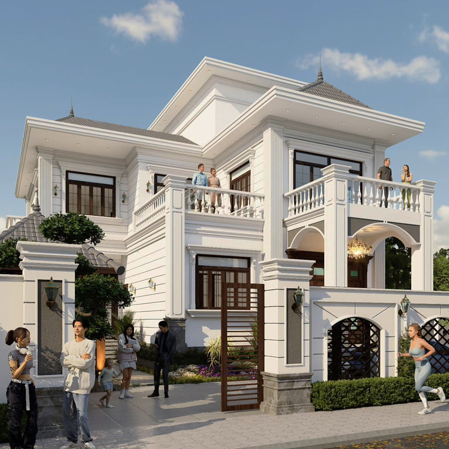 Thiết kế thi công villa Bạc Liêu